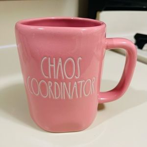 Rae Dunn Chaos Coordinator Pink Ceramic Mug